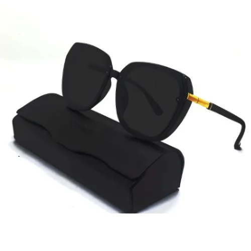 Black Frame/Lens Korean Sunglass For Women | Women's Wear |