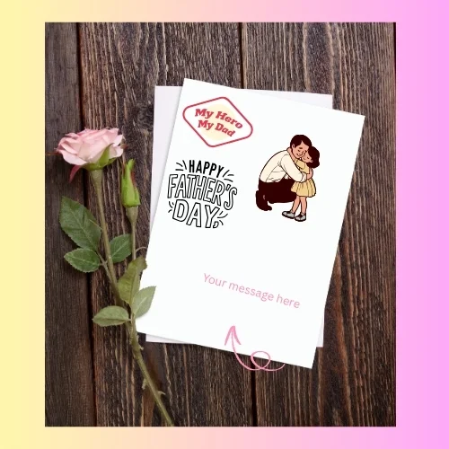 Hugging My First Love Card