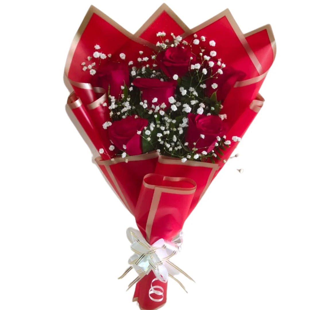 Red Rose Bouquet -6 pieces